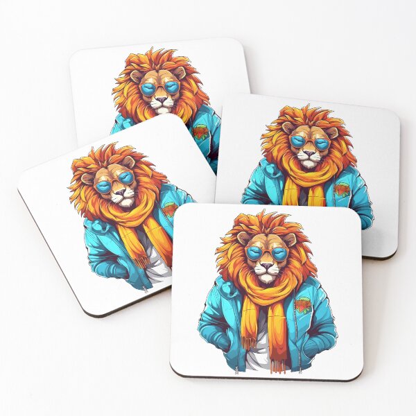 Item preview, stylish lion designed and sold by ebialonestar.