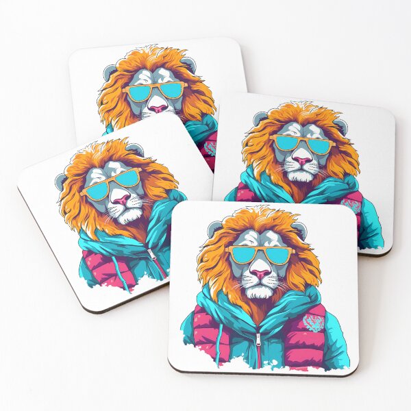Item preview, stylish lion designed and sold by ebialonestar.