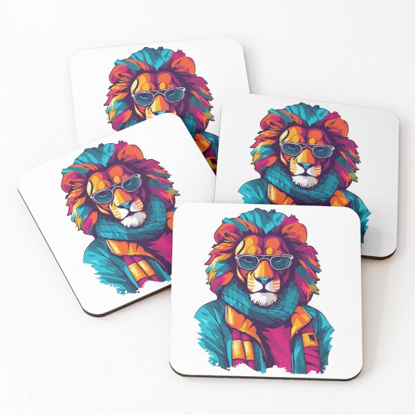 Item preview, stylish lion designed and sold by ebialonestar.
