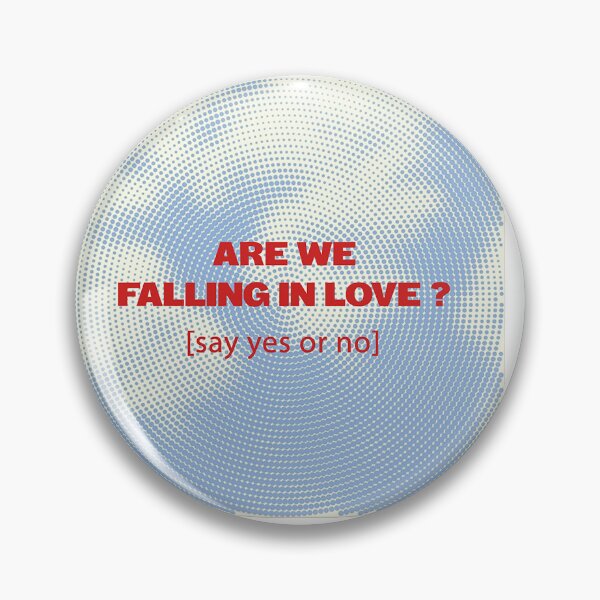 Item preview, Are We Falling In Love sticker designed and sold by yooniechums.