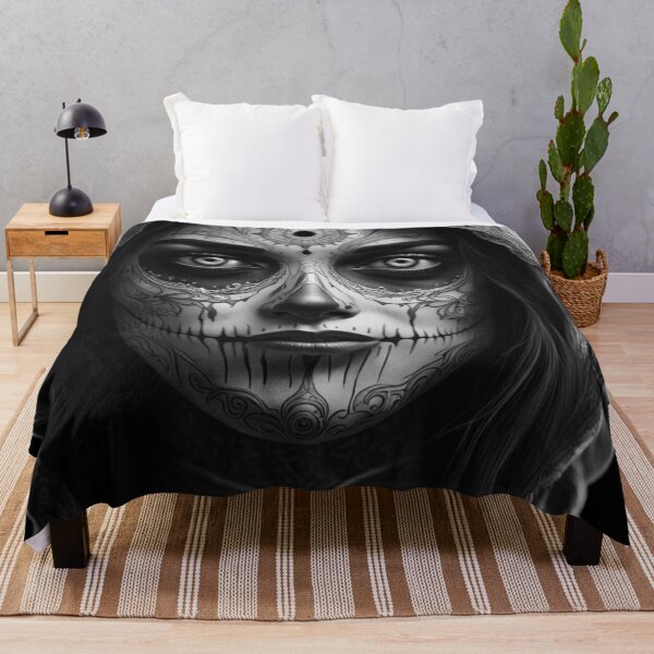 Item preview, Day of the Dead Portait designed and sold by BeeTheArtCo.