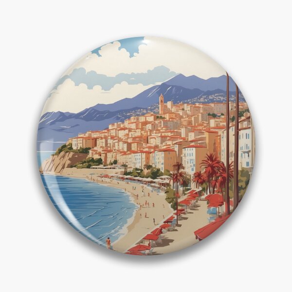 Item preview, Ajaccio France Vintage Travel Tourism  designed and sold by TravelersGems.