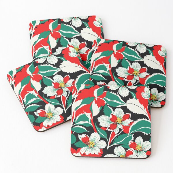 Item preview, Vibrant orange white green Flower Illustration - Botanical Artwork, Sensations of a vibrant spring day designed and sold by yeekazar.