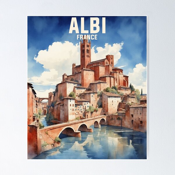 Item preview, Albi France Tourisme Voyage Vintage designed and sold by TravelersGems.