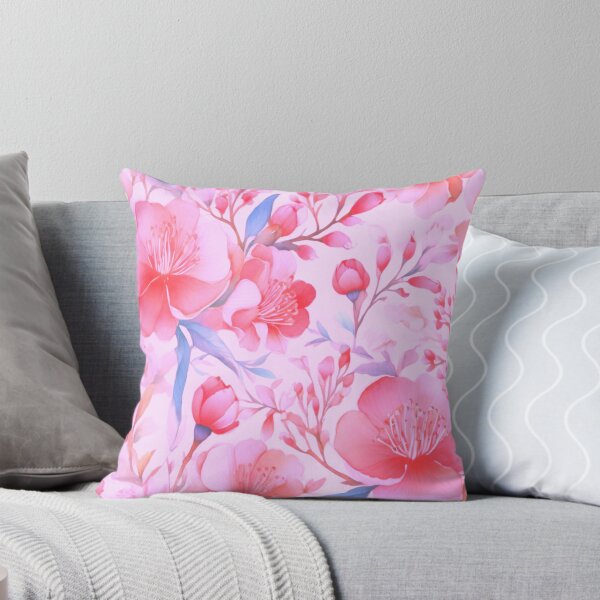 Item preview, Dainty petals on a pink background  designed and sold by Flowersonstuff.