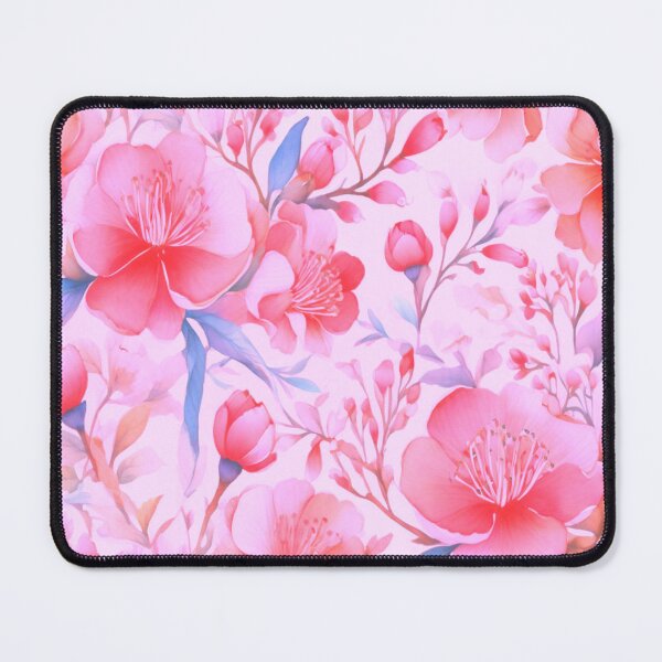 Item preview, Dainty petals on a pink background  designed and sold by Flowersonstuff.