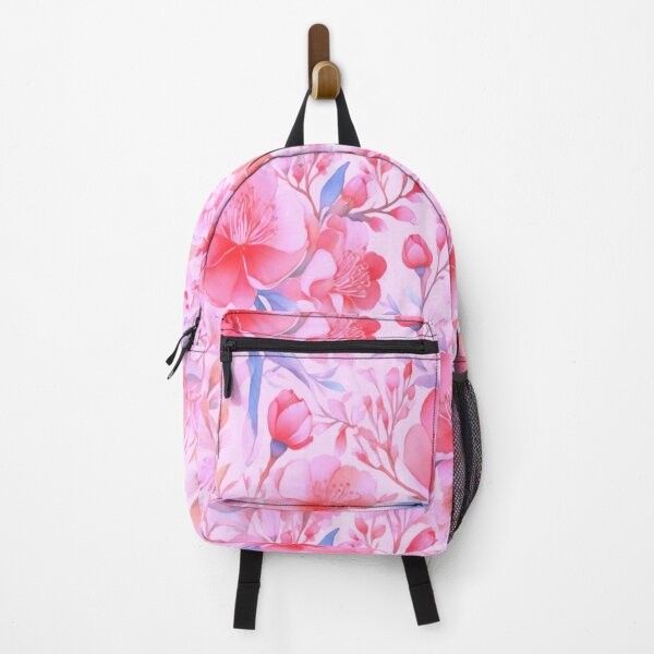 Item preview, Dainty petals on a pink background  designed and sold by Flowersonstuff.