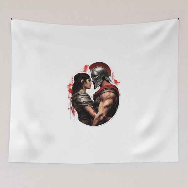 Item preview, Woman Man Spartan Love Relationship  designed and sold by SMARTKIT  DESIGNAGENCY.