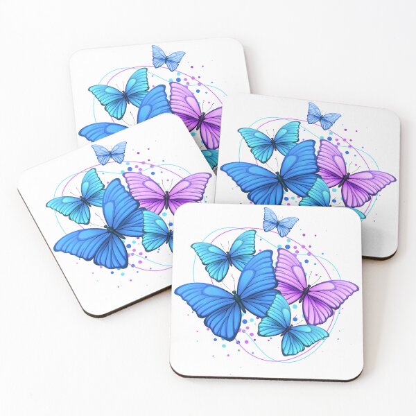 Item preview, Butterflies with distinctive colors designed and sold by TrendsDesign	 ⭐⭐⭐⭐⭐.