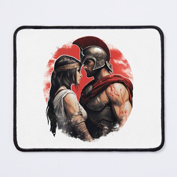 Item preview, Woman Man Spartan Love Relationship designed and sold by SMARTKIT DESIGNAGENCY.