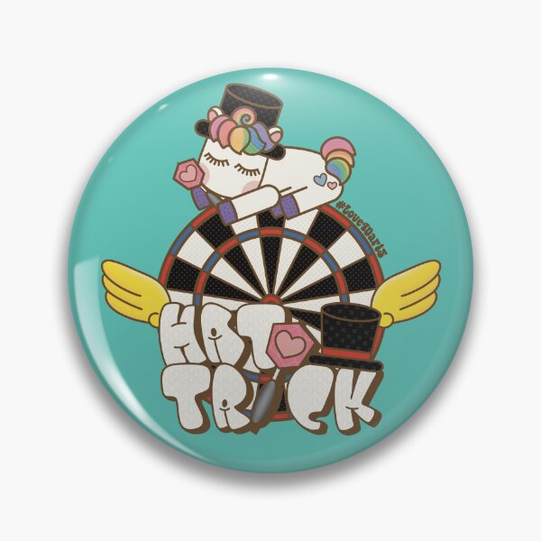 Item preview, White Horse Loves Hat Trick! designed and sold by love4darts.