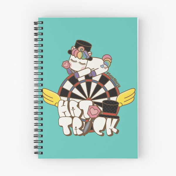 Item preview, White Horse Loves Hat Trick! designed and sold by love4darts.