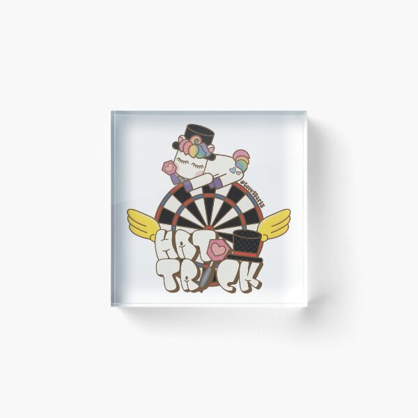 Item preview, White Horse Loves Hat Trick! designed and sold by love4darts.