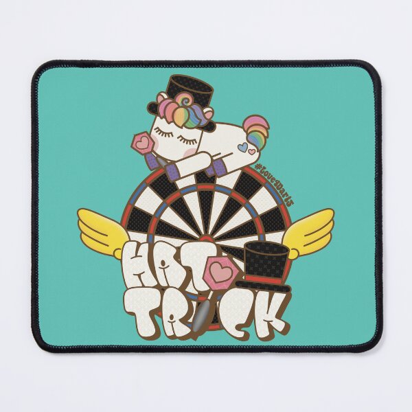 Item preview, White Horse Loves Hat Trick! designed and sold by love4darts.