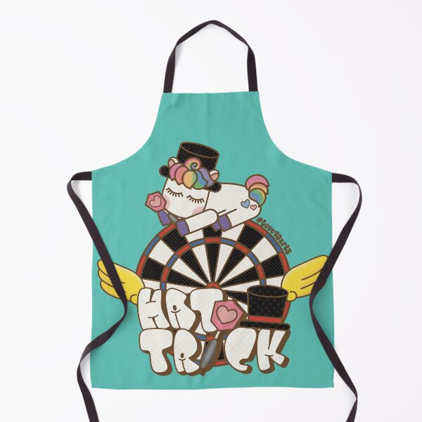 Item preview, White Horse Loves Hat Trick! designed and sold by love4darts.