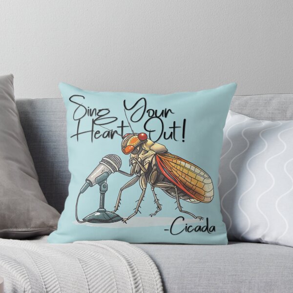 Item preview, Sing Your Heart Out Cicada designed and sold by LarkspurAndTea.