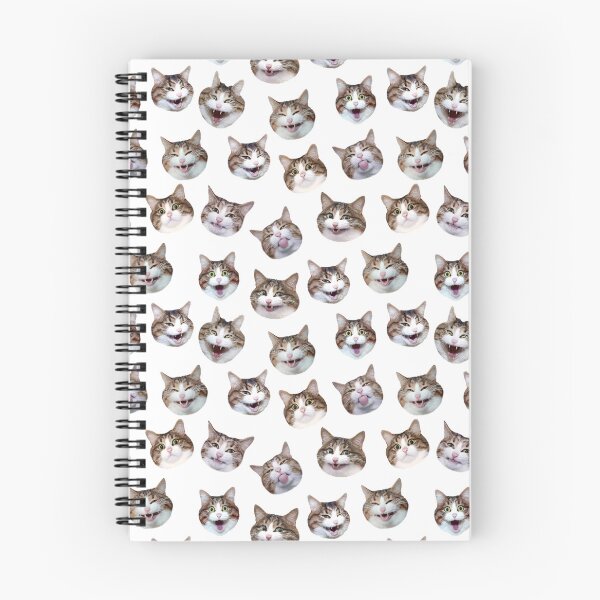 Item preview, Funny shocked cat face pattern seamless designed and sold by BeebooDesign.
