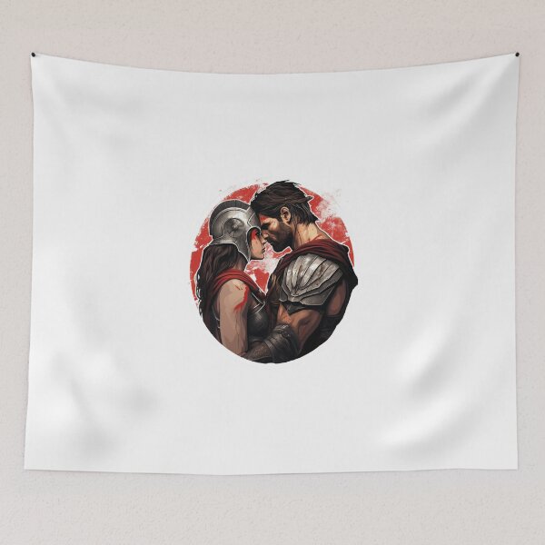 Item preview, Woman Man Spartan Love Relationship  designed and sold by SMARTKIT  DESIGNAGENCY.