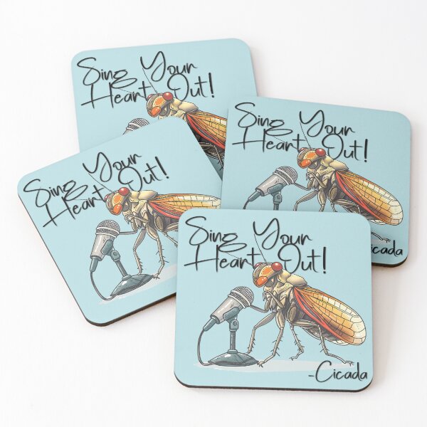 Item preview, Sing Your Heart Out Cicada designed and sold by LarkspurAndTea.