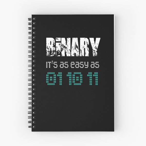 Item preview, Binary It's As Simple As 01 10 11 designed and sold by TeeTimeGuys.