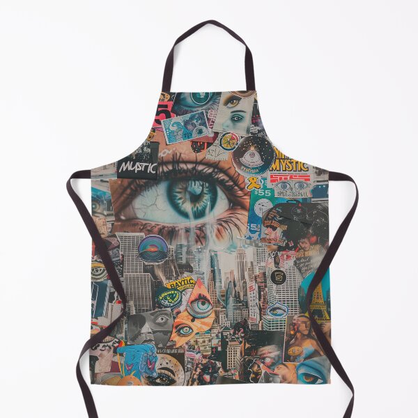 Item preview, Urban Surreal Mystic Eye Collage Art designed and sold by Mystikos Art.