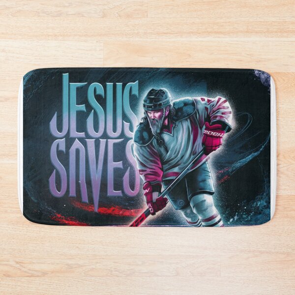 Item preview, Jesus Saves Hockey Goalie  designed and sold by Obinne.