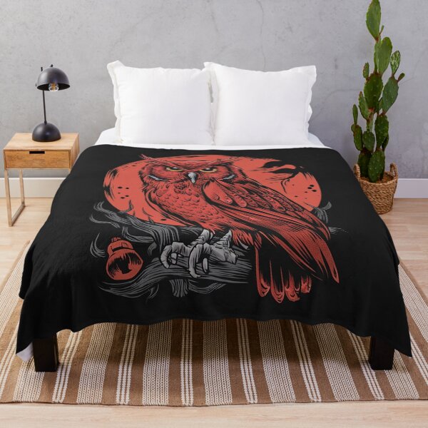 Item preview, red owl at Night designed and sold by 90's Misaki.