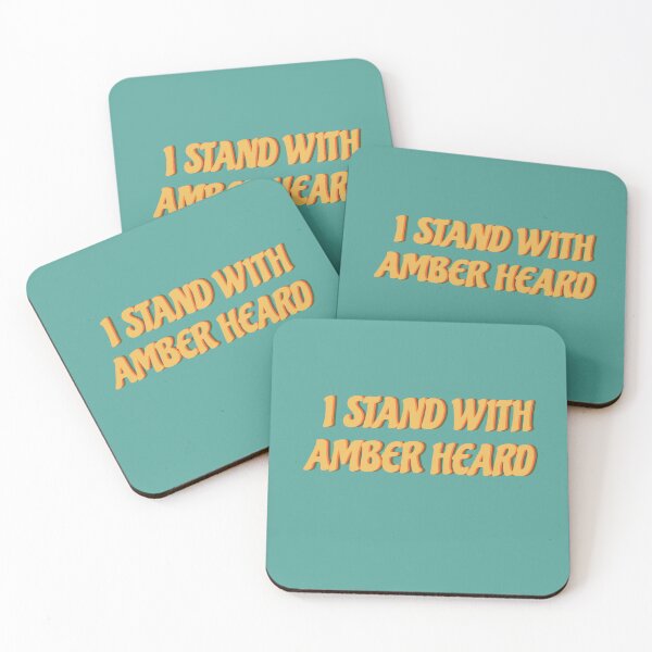 Item preview, i stand with amber heard designed and sold by Clementine Sunshine.