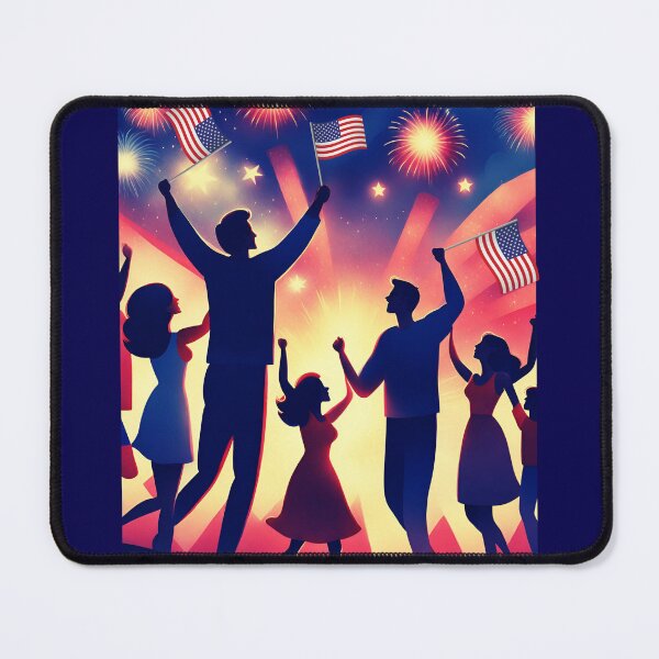 Item preview, Happy 4th July - INDEPENDENCE - ENJOY AND DANCE designed and sold by DMHG.