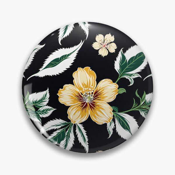 Item preview, Vibrant orange white green Flower Illustration - Botanical Artwork, Sensations of a vibrant spring day designed and sold by yeekazar.