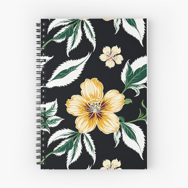 Item preview, Vibrant orange white green Flower Illustration - Botanical Artwork, Sensations of a vibrant spring day designed and sold by yeekazar.