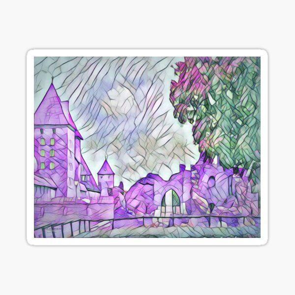 Item preview, Evening Among The Ruins designed and sold by RiverDeeDesigns.