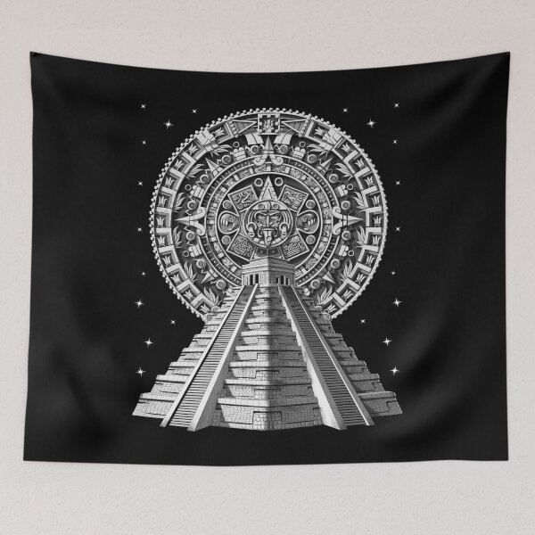 Item preview, Aztec Pyramid Calendar designed and sold by underheaven.