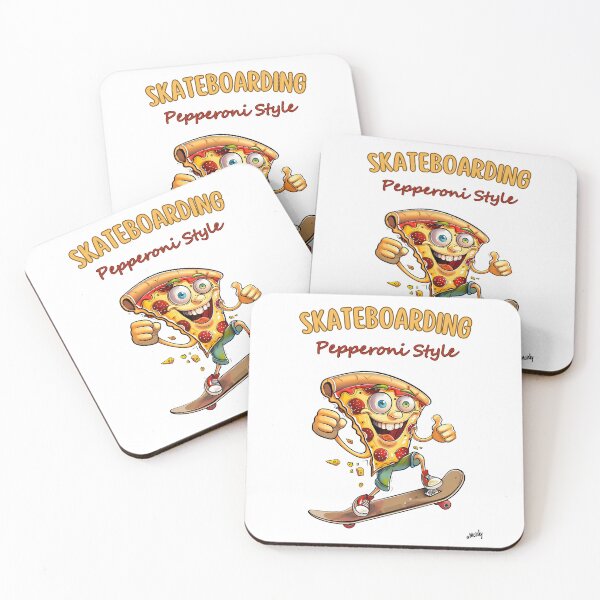 Item preview, Radical Rides: Pizza Slice Kickflips into Adventure designed and sold by Moisky Patterns.
