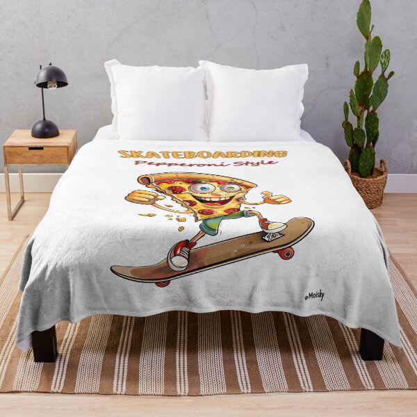 Item preview, Radical Rides: Pizza Slice Kickflips into Adventure designed and sold by Moisky Patterns.