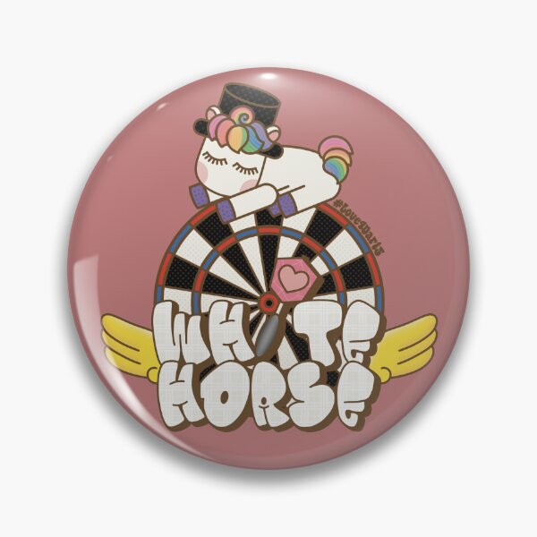 Item preview, White Horse Loves DARTS! designed and sold by love4darts.