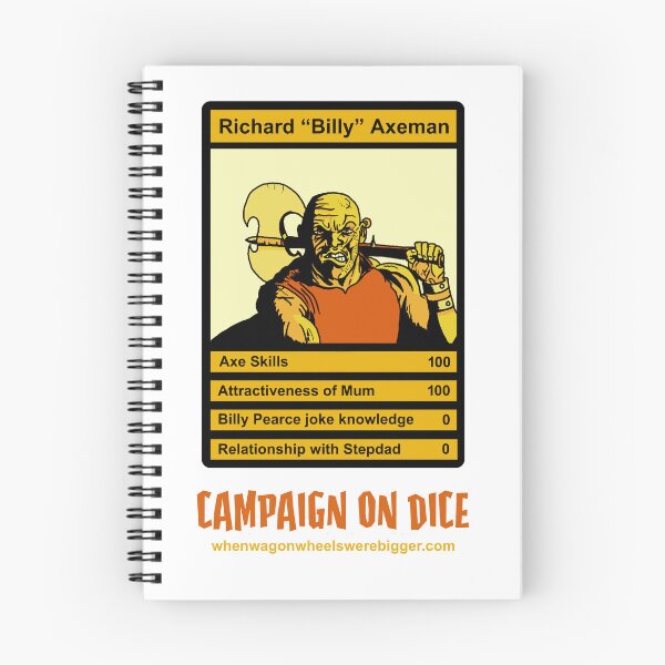 Item preview, Billy Axeman designed and sold by W4BPodcasts.
