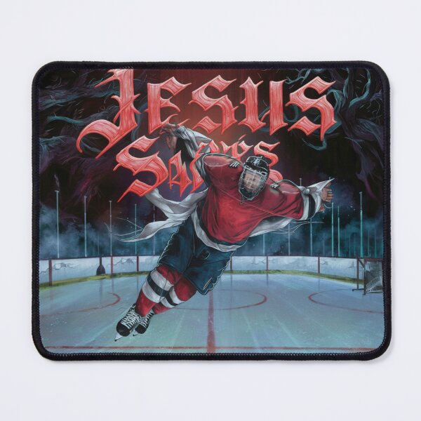 Item preview,  JESUS SAVES FUNNY HOCKEY GOALKEEPER  designed and sold by Obinne.