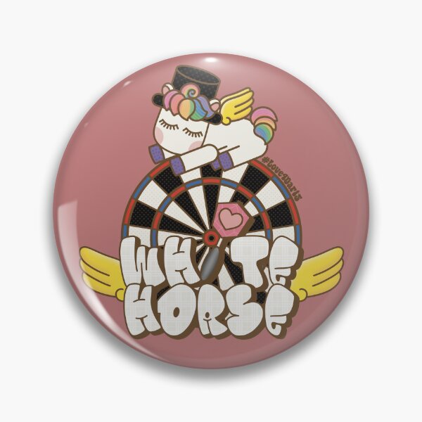 Item preview, DARTS Gives You Wings! (White Horse) designed and sold by love4darts.