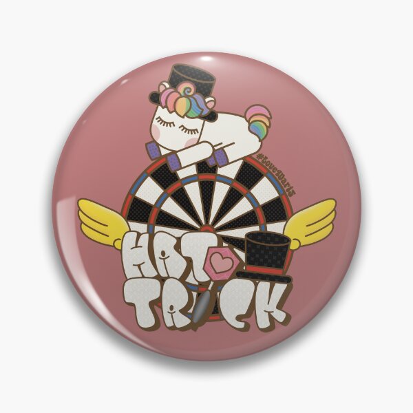 Item preview, White Horse Loves Hat Trick! designed and sold by love4darts.