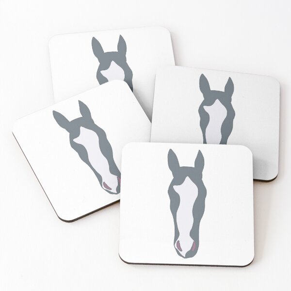 Item preview, Gray Horse - Minimalist Design designed and sold by bellamousse design co.