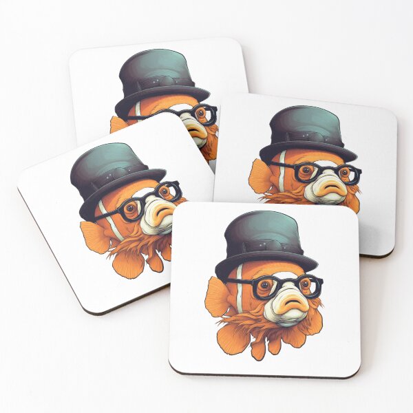 Item preview, Accountant clown fish with hat designed and sold by Toms Tee.