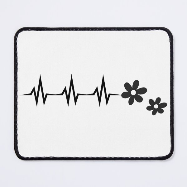 Item preview, heartbeat flowers designed and sold by ElizabethCoelho.