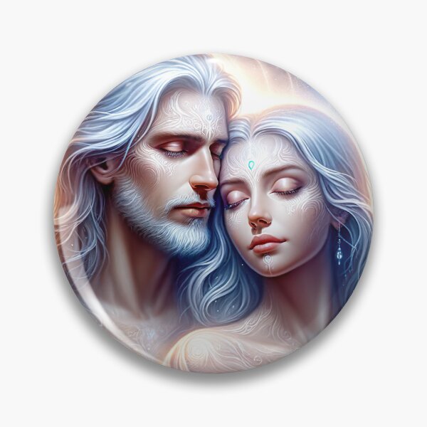 Item preview, Enlightened Lovers - Soul Mates Sacred Love designed and sold by FriskyLemur.