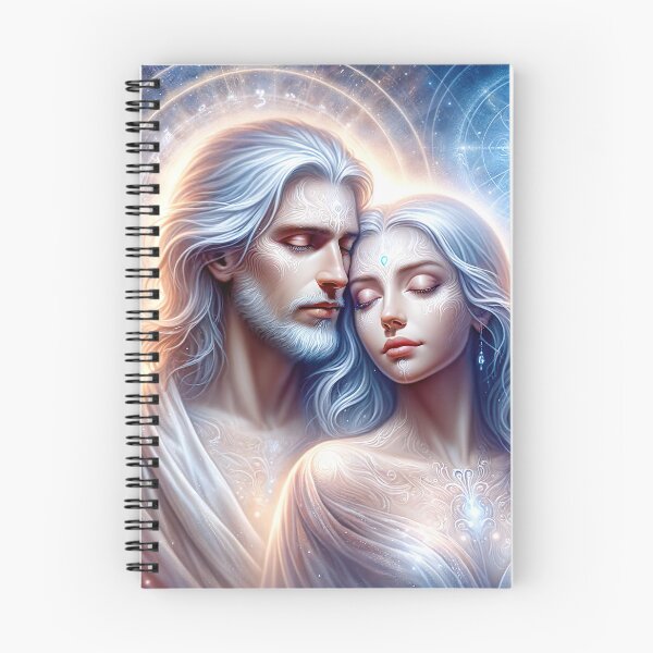 Item preview, Enlightened Lovers - Soul Mates Sacred Love designed and sold by FriskyLemur.