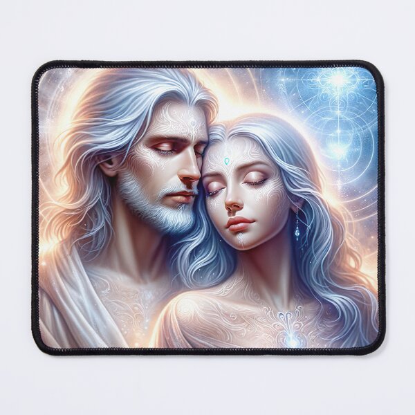 Item preview, Enlightened Lovers - Soul Mates Sacred Love designed and sold by FriskyLemur.