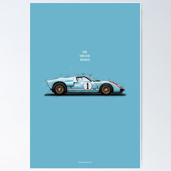 Item preview, CiC GT40 Ken Miles designed and sold by Theodor Decker.