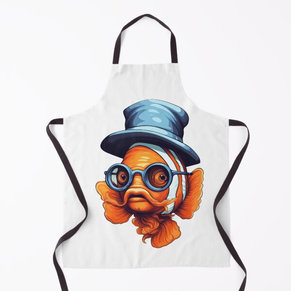Item preview, Clownfish with hat and glasses designed and sold by Toms Tee.