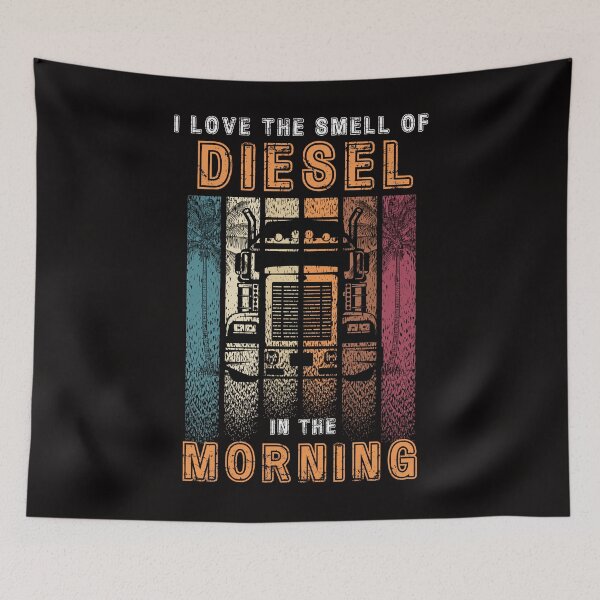 Item preview, I Love The Smell of Diesel In The Morning Funny Truck Driver designed and sold by ManiaGrania.