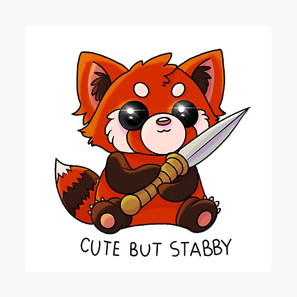 Item preview, Cute But Stabby designed and sold by PawfectPixie.